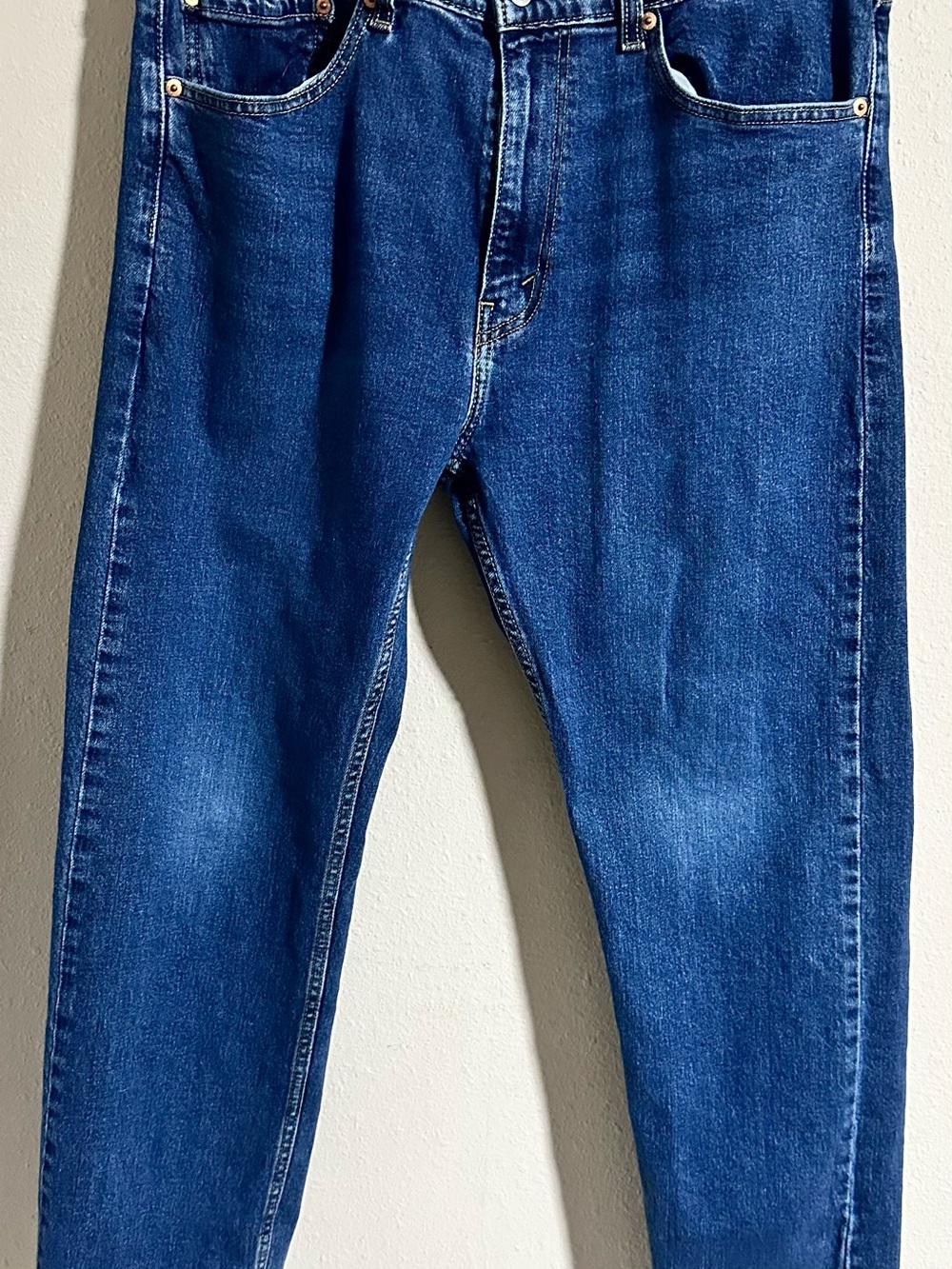 Levi's 505 Slim Straight Men’s Denim Jeans in Deep Blue